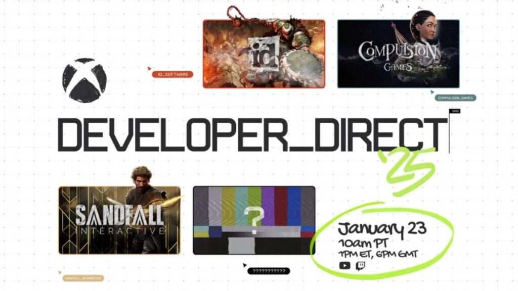 developer direct microsoft xbox january