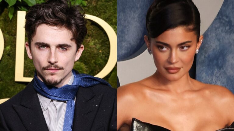 Kylie Jenner and Timothee Chalamet