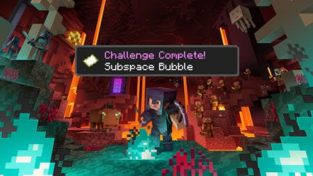 How to Get the Subspace Bubble Advancement in Minecraft, Without Fail