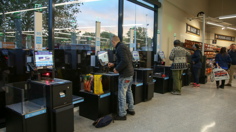 Aldi supermarket Self Checkout