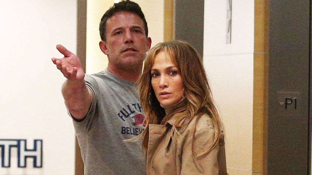 Ben Affleck and Jennifer Lopez.