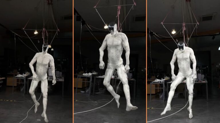 Californian Human-Robot Creepily Twitches to Life in Shocking Video: ‘There’s Like 500 Movies that Explain Exactly Why This is a Terrible Idea’ Californian Human-Robot Creepily Twitches to Life in Shocking Video 'There's Like 500 Movies that Explain Exactly Why This is a Terrible Idea'