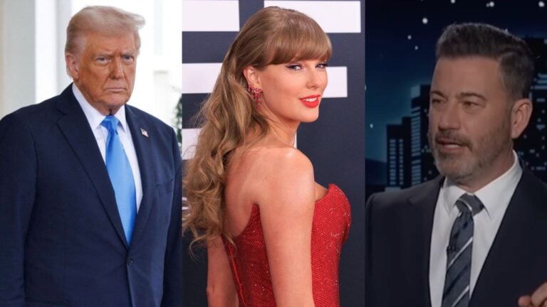 Jimmy Kimmel Lashes Attention-Seeking Trump for Being 'Jealous' of Taylor Swift at Super Bowl