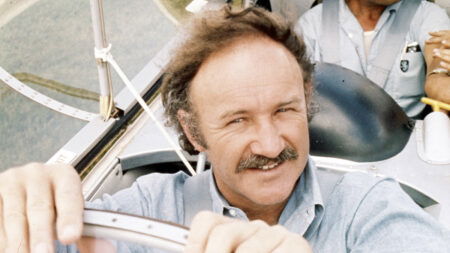 Gene Hackman smiling