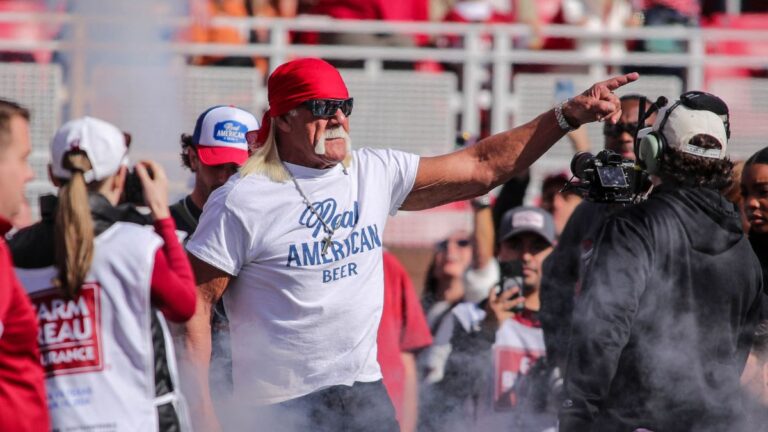 Hulk Hogan appears to promote his new beer line