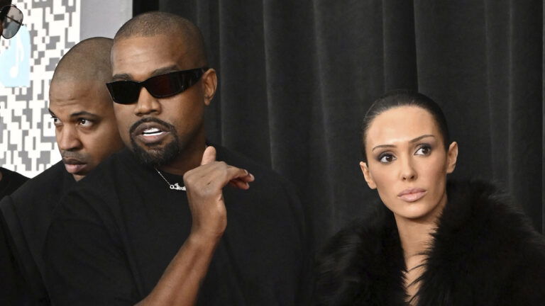 Kanye West and Bianca Censori attend the 67th Annual Grammy Awards