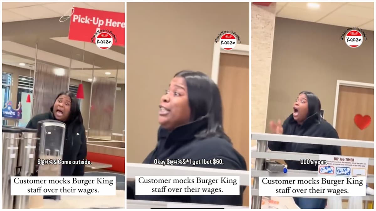 Burger King Karen Sparks Outrage for Mocking Staff and Bragging About How Much Money She Earns: ‘I Make $60,000 a Year. You Can Never Get My Wage’