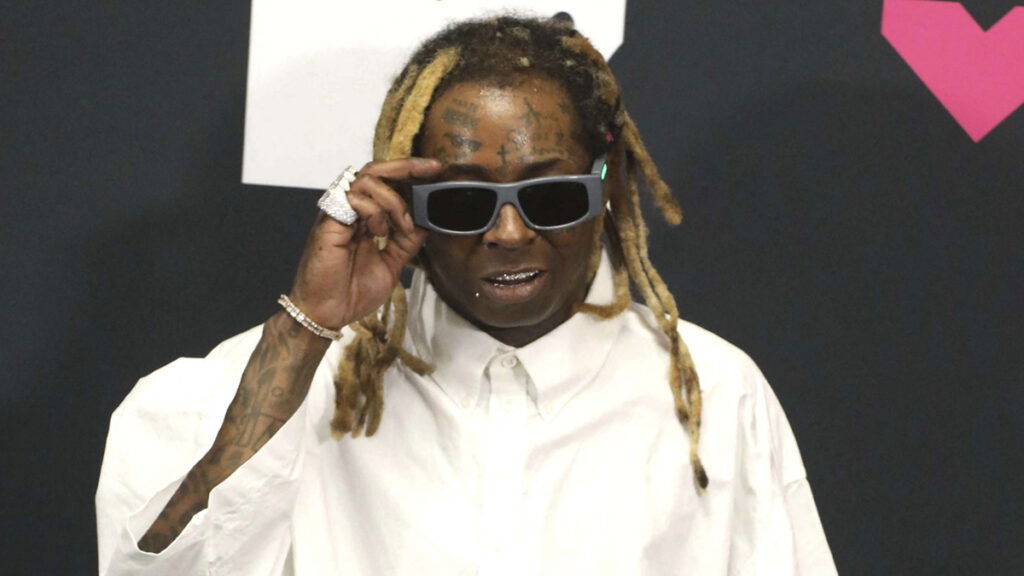 Lil Wayne at the 2023 MTV VMAs Press Room