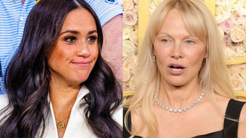 Meghan Markle and Pamela Anderson