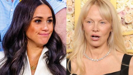 Meghan Markle and Pamela Anderson