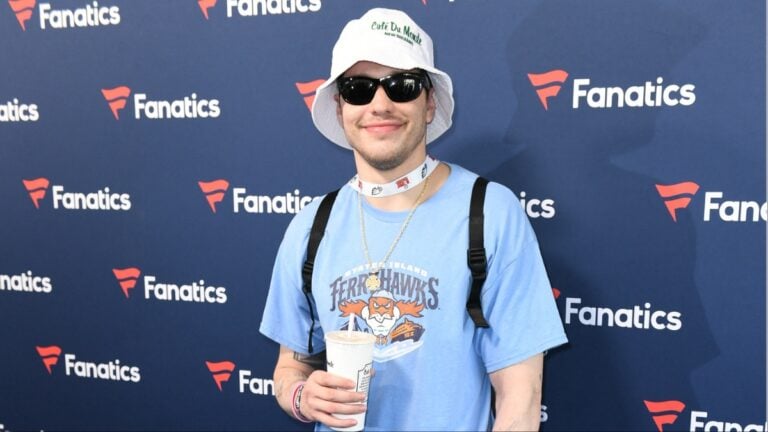 Pete Davidson arrives for Fanatic's 2025 Super Bowl party