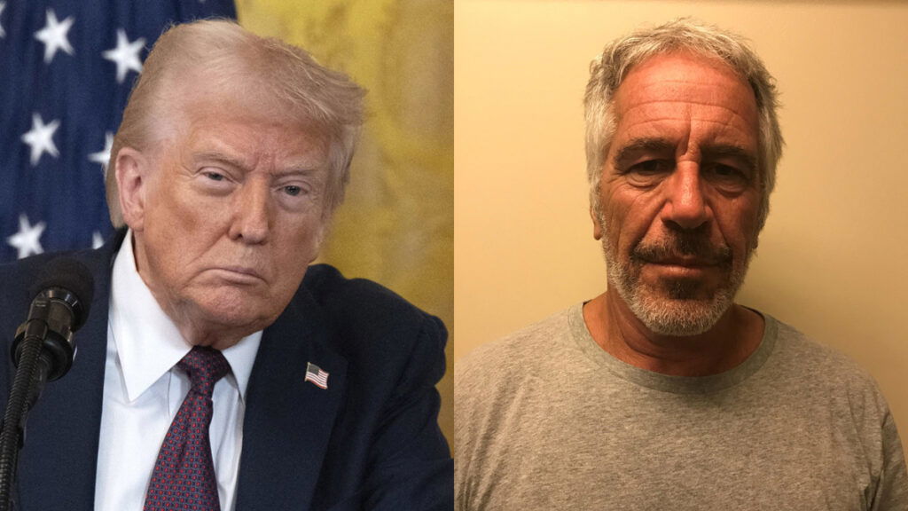 President Donald Trump Named on Jeffrey Epstein's Flight Logs