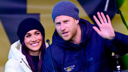 Prince Harry and Meghan Markle at the 2025 Invictus Games.