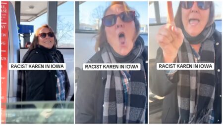 Iowa Karen being racist