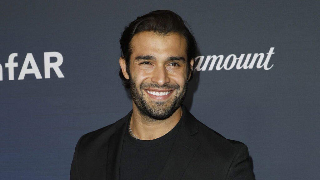 Sam Asghari attends amfAR Las Vegas