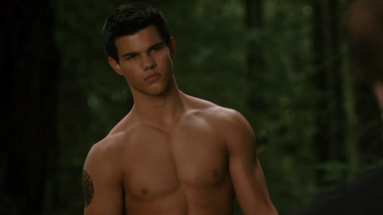 A shot of Taylor Lautner from Twilight