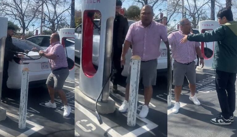 California Tesla Owners Fight Over Charging Point in Chaotic Standoff: ‘Lamest Dorks on Planet Earth’ California Tesla charging chaos