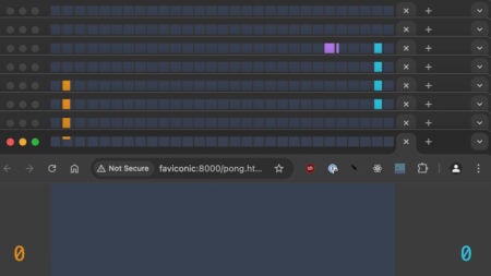 Can't Stop Browsing the 'Net? Running 240 Tabs Now Lets You Play Pong on Browser Tab Icons