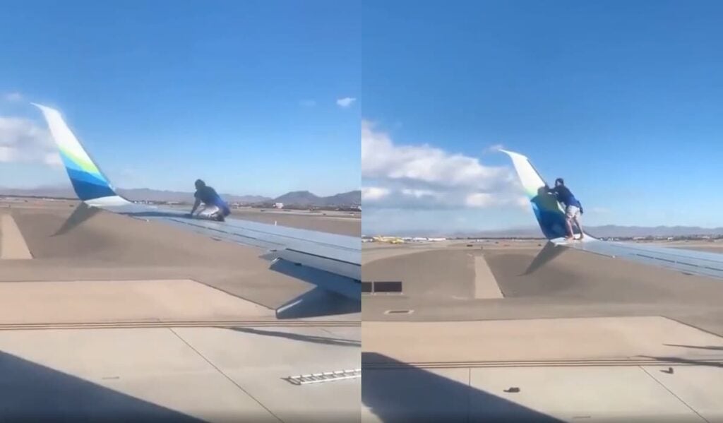 Nevada airport wing incident