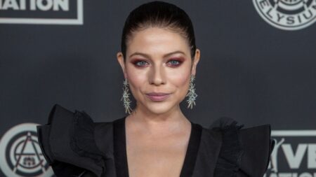 Michelle Trachtenberg at an event.