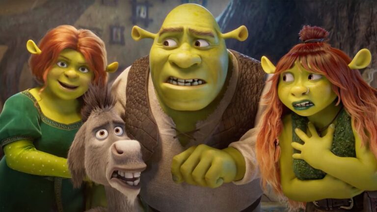 A shot from the Shrek 5 trailer