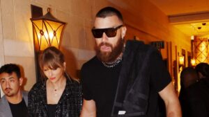 Taylor Swift and Travis Kelce in Las Vegas