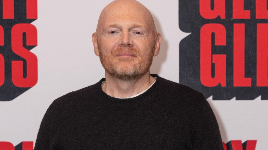 Bill Burr attends 'Glengarry Glen Ross' Broadway revival photo call at Pebble Bar in New York on February 11, 2025.