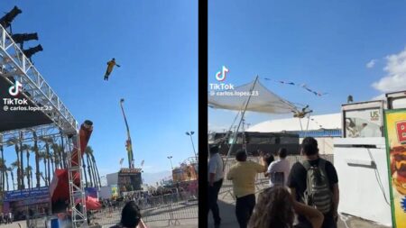 California Fair Human cannonball