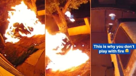 Corona, California Arsonist Sets Fire to Car and Himself 'How Does an Arosnist Now Know Stop Drop Roll'