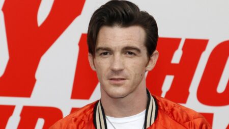 Drake Bell attends the premiere of 'The Spy Who Dumped Me'