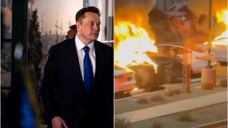 Elon Musk Cries Out After Video Shows Tesla Cars Engulfed in Flame in Las Vegas: 'Tesla Has Done Nothing To Deserve These Evil Attacks!'