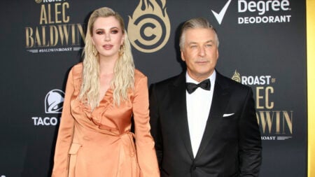 Ireland Baldwin and her father Alec Baldwin attend Comedy Central Roast Of Alec Baldwin in Los Angeles