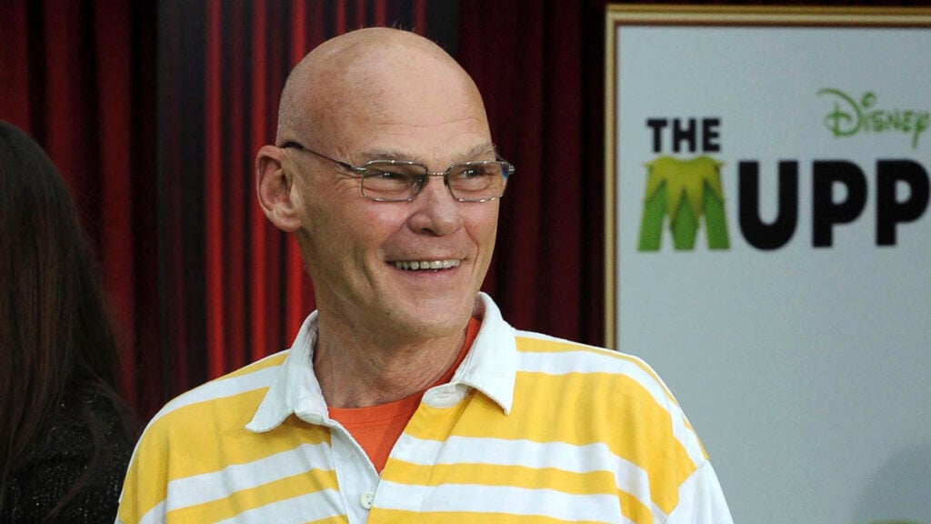 James Carville attends The Muppets premiere in Hollywood