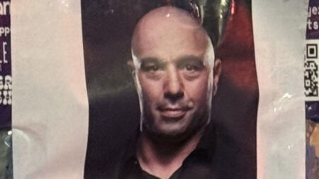 A full-color Austin flyer with a picture of Joe Rogan on it