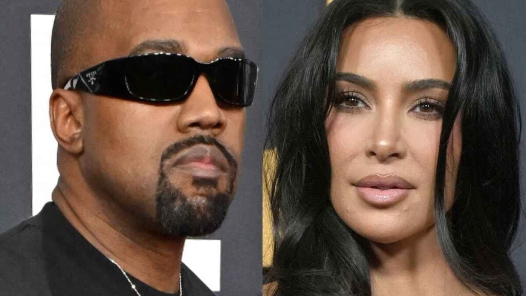 Kanye West and Kim Kardashian; Kim Kardashian and Kanye West