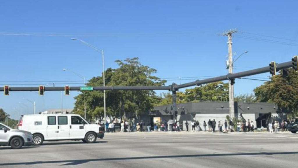 People Waiting in Line to Visit the DMV