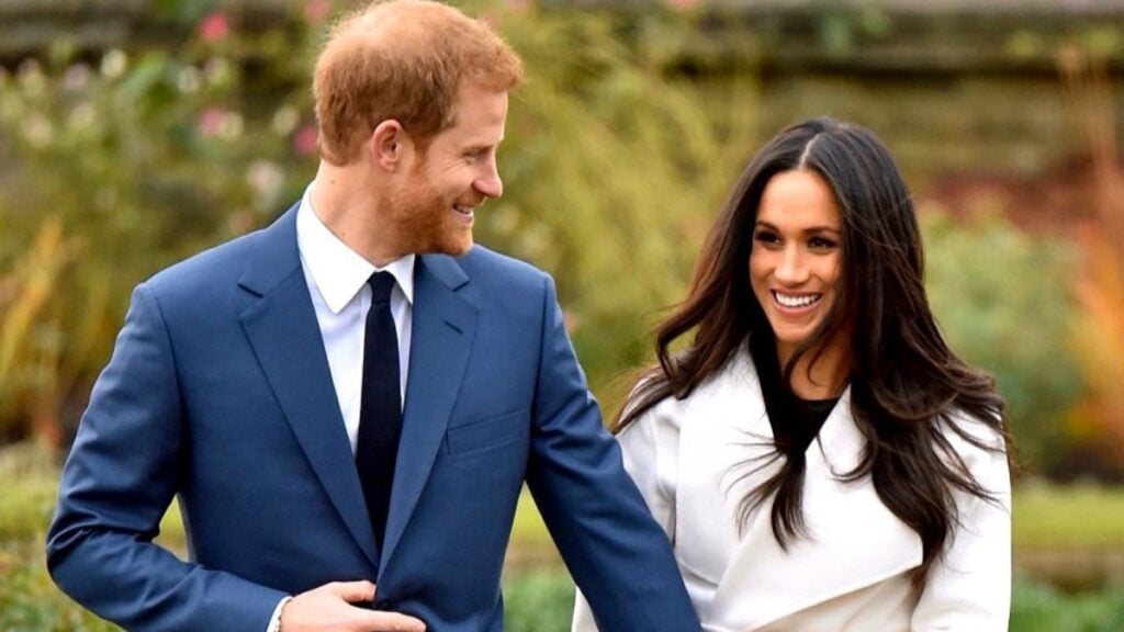 Prince Harry and Meghan Markle announce their royal exit January 2020.