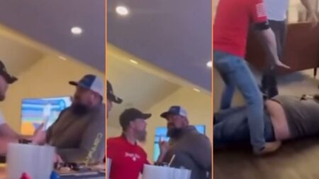 Racist Male Karen Gets a Beat Down in Waco 'Make Racist Scared Again'