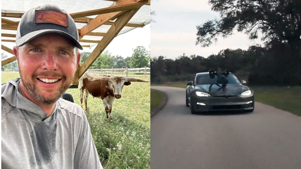 Texas Man Mounts Mini Gun on Tesla, Warns Liberals 'Just Try and Vandalize My Tesla': 'Society Is Quickly Devolving Into the Wild West'