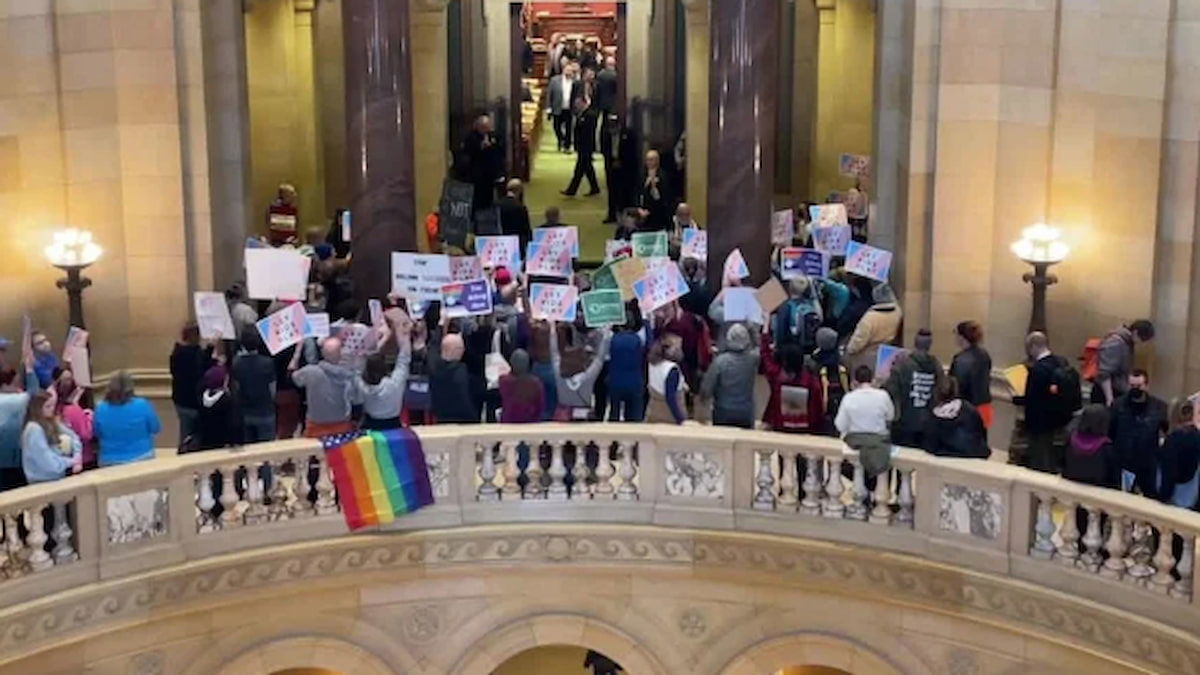 Elated Minnesota Liberals Proudly Defeat Transgender Athlete Ban ‘Hate doesn’t win’