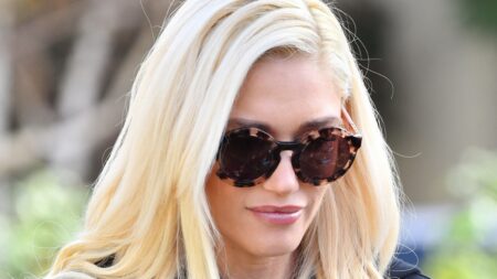 Gwen Stefani in sunglasses.