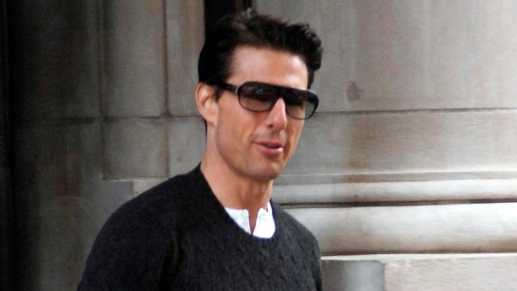 Tom Cruise wears sunglasses during outing