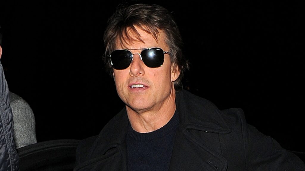 Tom Cruise during nighttime outing