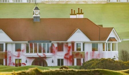 Donald Trump Golf course vandalized