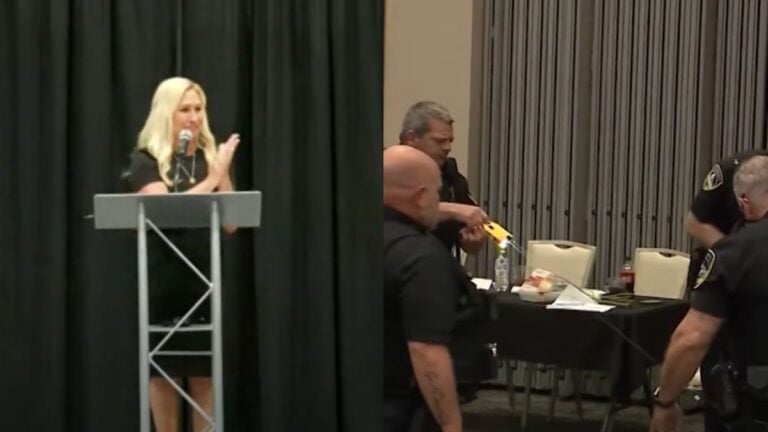 Protestor Gets Tased During Town Hall Rally After Calling Georgia Rep. 'Butch-Body Bigot': 'America, You're Scaring the S**T Out of Me'