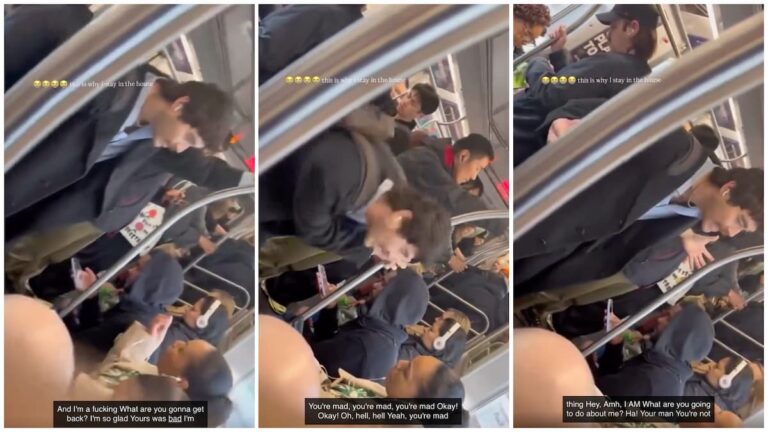 New York Subway Riders Get Into Heated Screaming Match, Devolves into Homophobic & Hateful Slurs: ‘The Irony of Playing the Race Card Right After Dropping the F Bomb’ New York Subway Riders Screaming at Each Other