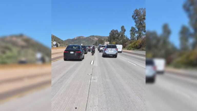 Violent San Diego Biker Caught Breaking Mirrors on the Road, ‘So Entitled’ San Diego Biker