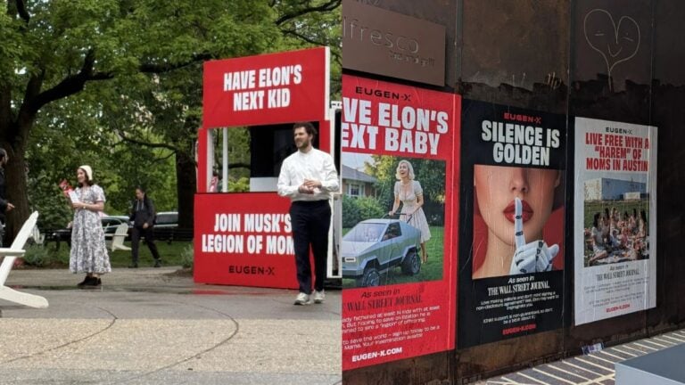 Posters Urging Women to 'Have Elon's Next Kid' Pop Up Around Washington D.C.
