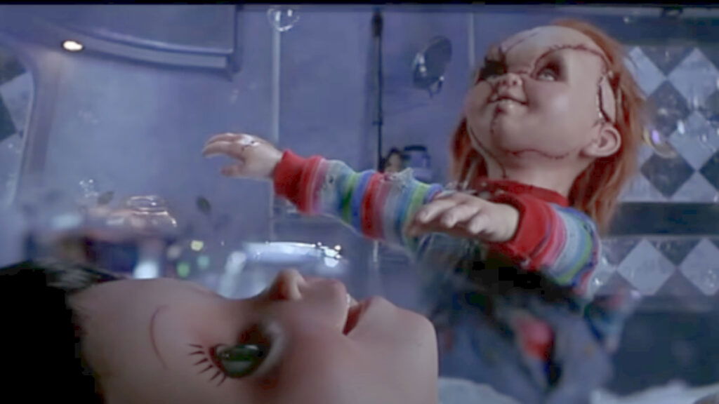Una escena de la película de Ed Gale en 1998, Bride of Chucky.