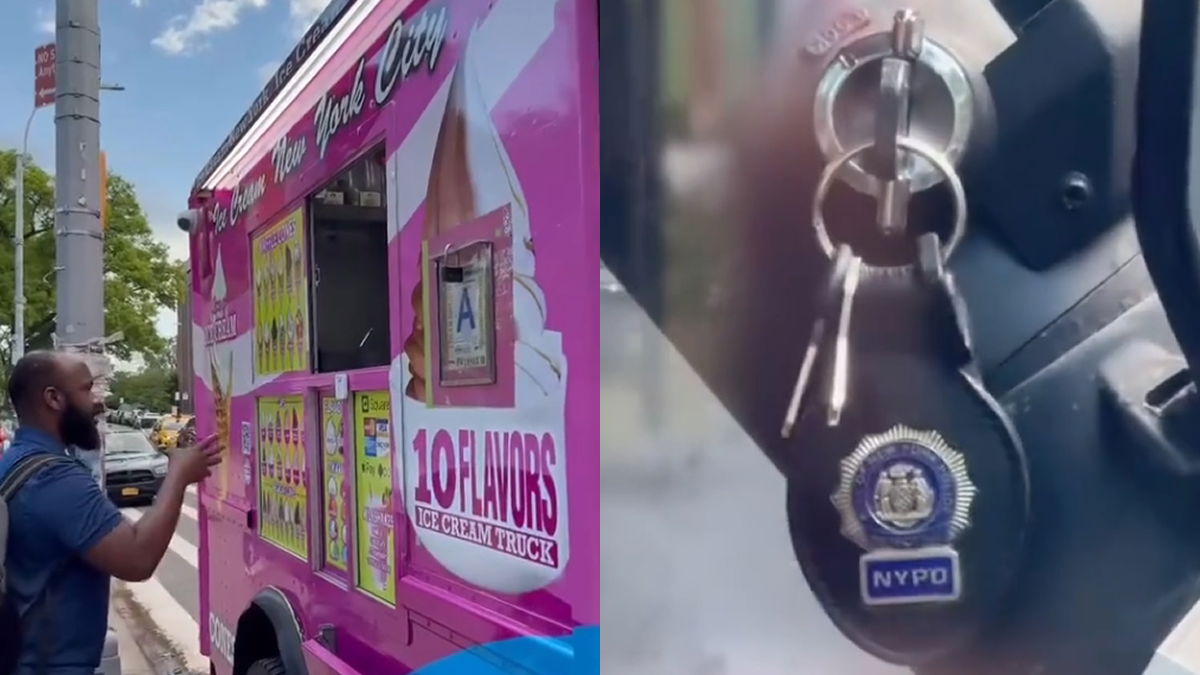 TikToker Spots ‘Ice Cream Truck’ With NYPD Keys at Brooklyn College Protest: ‘Oh That’s ICE Cream Alright’ (UPDATE)